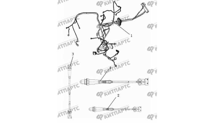 Жгут проводов двигателя Geely Vision (FC)